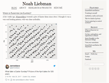 Tablet Screenshot of noahliebman.net